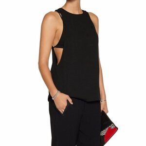 New T by Alexander Wang high neck illusion double layer tank camisole blouse top